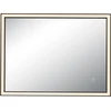Sieninis šviestuvas 23W LED šviestuvas - veidrodis, matinės juodos sp., 3000/4000K, dimeriuojamas, IP44, 25392