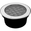 24W LED įleidžiamas į žemę lauko šviestuvas INGROUND ROUND, juodas, 4000K, 45°, DALI, IP67