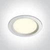 24W LED įleidžiamas šviestuvas, baltas, 3000/4000/5000K, 10124T/W/V