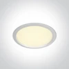 24W LED įleidžiamas vonios šviestuvas, baltas, 3000/4000/6000K, IP44, 10124U/W/V