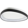 24W LED lubinis šviestuvas GEMINI, juodas, 2700K, 341446