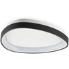 24W LED lubinis šviestuvas GEMINI, juodas, 4000K, 372044