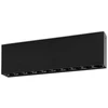 24W LED lubinis šviestuvas INVISIBLE, juodas, 3000K, P3980100N