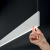 Pakabinamas šviestuvas 24W LED pakabinamas linijinis šviestuvas STEEL, baltas, 3000K, šviestuvai gali būti jungiami į liniją, 367019