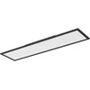 24W LED paviršinė panelė ESSENTIAL, juoda, 4000K, 100x25cm