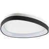 Lubinis šviestuvas Ideal Lux 24W LED paviršinis šviestuvas GEMINI, juodas, 3000K, 328027