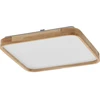 Lubinis šviestuvas 24W LED paviršinis šviestuvas ORBIS ALICIA, medienos sp., 3000K, dimeriuojamas
