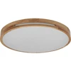 Lubinis šviestuvas 24W LED paviršinis šviestuvas ORBIS WOODBURRY, medienos sp., 3000K, dimeriuojamas