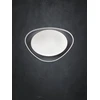 Lubinis šviestuvas 24W LED paviršinis šviestuvas VERENA, baltos/juodos sp., 4000K