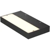 24W LED sieninis šviestuvas APEX, juodas, 3000K, 01-3760