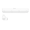 24W LED šviestuvas WARS 2x60 4000K