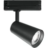 24W LED trifazis bėginis šviestuvas KONE, juodas, 4000K
