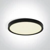 Lubinis šviestuvas 24W LED vidaus plafonas, apvalus, juodas, 2800/3200/4000K, 62006A/B/V