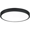 24W LED vonios lubinis šviestuvas DOMO, juodas, 4000K, IP44