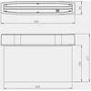 2,5W evakuacinis šviestuvas SUPREMA D-std CB IP54 NT, baltas