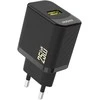 Dudao A27S 25W GaN USB-A įkroviklis – juodos spalvos