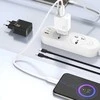 Dudao A27 25W GaN įkroviklis su laidais ir išmaniuoju telefonu