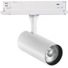 25W LED akcentinis šviestuvas į 3 fazių bėgelį FOX, baltas, 3000K, DALI, 302621