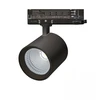 25W LED akcentinis šviestuvas į 3 fazių bėgelius, juodas, 3000K, S200