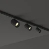 2,5W LED akcentinis šviestuvas į linijinės sistemos bėgelį DEVA, juodas, 4000K, reguliuojamas, 370170