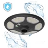 25W LED gatvės šviestuvas su saulės baterija SOLSUMI CIRCLE, juodas, 4000K, su judesio davikliu, IP54
