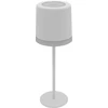 2,5W LED įkraunamas stalo šviestuvas, baltas, 2700-6000K, su saulės baterija, IP54, dimeriuojamas