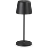2,5W LED įkraunamas stalo šviestuvas CUTE, juodas, 2200-2700K, IP65, dimeriuojamas, 346908