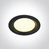 25W LED įleidžiamas šviestuvas, juodas, 3000/4000/5000K, IP65, 10125BX/B/V