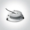 25W LED įleidžiamas vonios šviestuvas, baltas, 3000/4000/5000K, IP54, 10125B/W/V