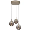 25W LED pakabinamas šviestuvas E-INFINITY, bronzos sp., 2200-5000K, dimeriuojamas, reguliuojamo aukščio