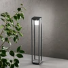 2,5W LED pastatomas lauko šviestuvas su saulės baterija ir judesio davikliu KYOTO, antracito sp., 4000K, IP44