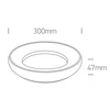 Lubinis šviestuvas 25W LED plafonas, baltas, 3000K, 67402/W/W