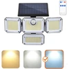 2,5W LED prožektorius su saulės baterija GLOW G2, juodas, 6500K, su judesio davikliu, IP44