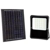 25W LED prožektorius su saulės baterija, juodas, 6000K