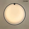 25W LED sieninis šviestuvas HOOP 60, juodas, 3000K