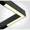 25W LED šviestuvas į magnetines sistemas ONELIGHT MAXI, juodas, 3000K, DALI, 42100EL/B/W