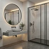 Sieninis šviestuvas 25W LED šviestuvas - veidrodis BARI, juodas, 3000K, IP44, A3799104N