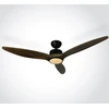 Lubinis šviestuvas 25W ventiliatorius su dimeriuojamu 22W LED šviestuvu, juodas/tamsaus medžio sp., 3000/4000/5500K, 6312D/B/V
