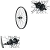 26" galinis ratas, kasetė, kūgis, 6 varžtai, QR, O-dalies/P-dalies