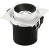 26,5W LED įleidžiamas šviestuvas OUTSIDER, baltos/juodos sp., CCT