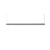 Pakabinamas šviestuvas 26,5W LED pakabinamas linijinis šviestuvas LOOP, juodas, 3000K, 1300mm, dimeriuojamas