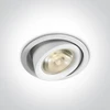 26W įleidžiamas šviestuvas, baltas, 3000K, IP20, 11126F/W/W