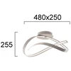 26W LED lubinis šviestuvas RIBBON, smėlio sp., 3000K, 4325602