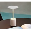 2,6W LED nešiojamas, įkraunamas belaidis šviestuvas YORU, baltas, 2700K, dimeriuojamas
