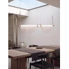 26W LED pakabinamas šviestuvas, žalvario sp./skaidrus, 2700/3000K, dimeriuojamas, 26169