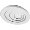 Lubinis šviestuvas 27W LED paviršinis šviestuvas ORBIS SPIRAL, baltas, 3000K