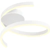 Lubinis šviestuvas 27W LED paviršinis šviestuvas SCROLL, baltas, 3000/4000/6000K, dimeriuojamas, 01-4007