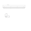 27W LED šviestuvas WARS 2x60 SA 3H MT 4000K