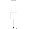 28W LED grindinis/pakabinamas šviestuvas SLICK, matinės juodos sp., 3000K, 01-2134