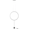 28W LED grindinis/pakabinamas šviestuvas SLICK, matinės juodos sp., 3000K, 01-2199